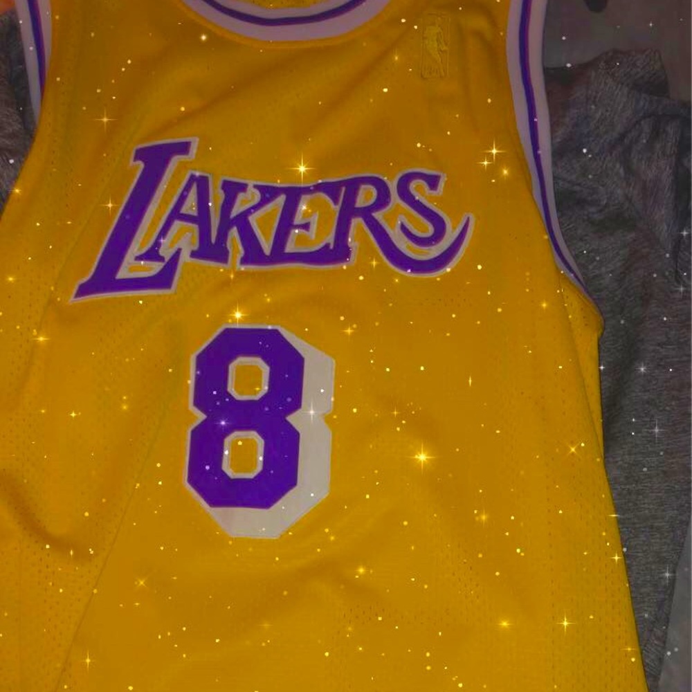 Kobe #8 stitched authentic hardwood classic